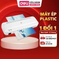 Máy Ép Plastic Khổ A4 Deli Chính Hãng E2132 - Chuyên Dụng, An Toàn Và Dễ Dàng Sử Dụng, Phù Hợp Ép Màng Ảnh, Poster, Tài Liệu Văn Phòng, Tốc Độ Ép Nhanh, Chất Lượng Ép Cao, Thiết Kế Gọn Nhẹ, Bảo Hành 12 Tháng. 