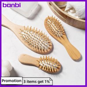 banbi Gỗ túi khí lược chuyên nghiệp tóc chống mất mát Bàn Chải Massage Bàn chải tóc lược da đầu chăm sóc tóc lược