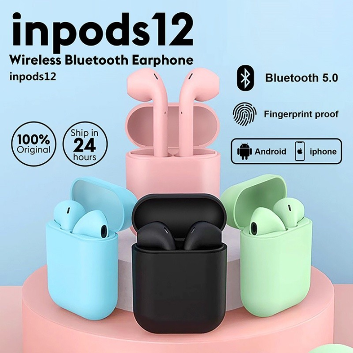 Inpods 12 cheap case blue light