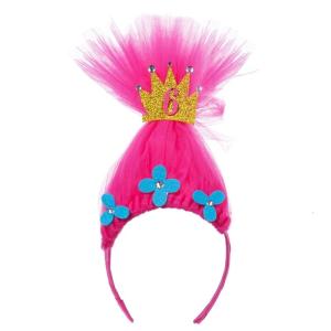 Trẻ em pompoms headbands trang phục dự tiệc vải tuyn mũ nón cho lễ hội âm nhạc đạo cụ chụp ảnh cho Halloween nhiếp ảnh