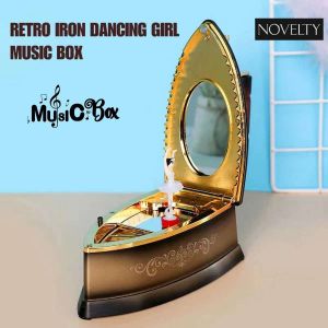 [MSIA SHIP] NOVELTY Retro Iron Ballerina Music Box Ornament Kotak Muzik Seterika Classic Vintage Nostalgic Antique Jewellery Jewelry Storage Corporate Souvenir Birthday Christmas Valentine Farewell Gift Idea Teacher Mother Wife Hadiah Cikgu Guru Ibu