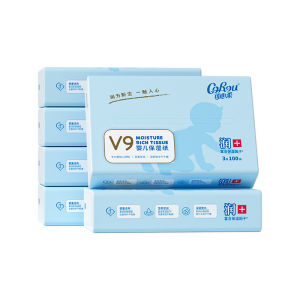 Corou V9 Baby  Newborn Moisturizing  Baby Cloud Soft Towels Special Moisturizing  for Mother and Baby 100 Sheets/1 Pack