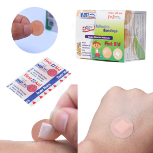 100pcs dính vòng vết thương thạch cao Viện trợ đầu tiên vòng hình tròn Băng 22mm
