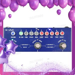 M-Vave Cube Baby Bass High quality PhaserChorusDelayReverb Effect Pedal