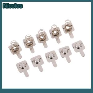 [Nicoles] 10pair Replacement Metal Batteries Spring Contact Plate For AAA Batterie