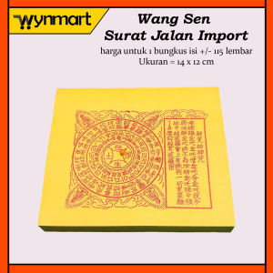 Kertas Sembahyang Surat Jalan Import / Wang Sen Kotak per bungkus
