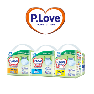 P.Love Adult Pants Diapers XL8 / M10 / L10 x 1 Pack