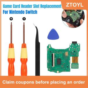 【ZTOYL】 Phổ biến cho nintend chuyển đổi V1 V2 giao diện điều khiển gamepad trò chơi máy chủ thẻ khe cắm Hội Đồng Quản trị trò chơi ổ cắm đầu đọc tai nghe Tai nghe cổng