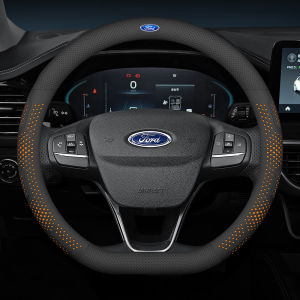 Car ultrathin Steering Wheel Cover For Ford Ranger Raptor T6 T7 WL Everest Focus Escape Mustang Ecosport F150 Leather Ultra-Thin Anti Slip Car Universal Steering Wheel Cover