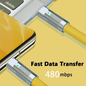 Cáp sạc PD Lightning 27W sạc nhanh dành cho Iphone chiều dài 2m chất liệu silicone lỏng không bám bẩn không gãy