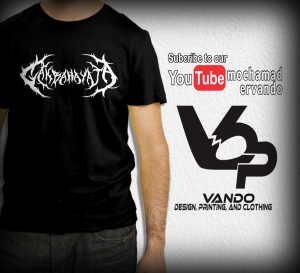 Baju Kaos Gak Bahaya Ta - Tshirt Dsitro Kata Kata Versi Metal