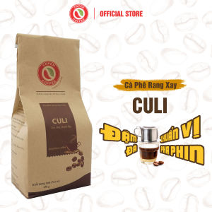 Cà phê rang xay hiệu Culi gói 250g - Rang vừa - Đắng nhẹ chua thanh - Pha phin - Copen Coffee