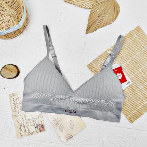 Bra SOREX 65004 Tanpa Kawat Ukuran 34-40 Cup A-B / BH Tanpa Kawat Sorex Cup Full Bahan Rajut