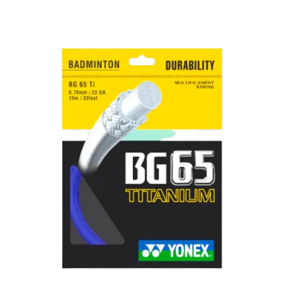 YONEX BG 65 TITANIUM Badminton Strings