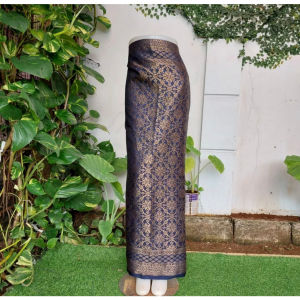 Rok Songket Lilit Songket Semi Palembang Songket Warna Bugundy Silver Denim hitam Rok Songket elegan