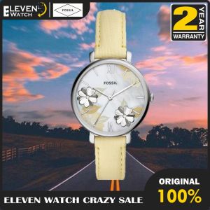 [Promo] Jam Tangan Wanita FS ES4812 / ES 4812 Three-Hand Lemon Leather Original Garansi 2 Tahun