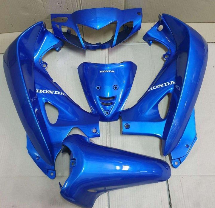 wave125r ครึ่งคันหน้า เวฟ125r สีน้ำเงิน