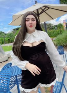 เซ็ทจั้มเกาหลี🌻  เซ็ท2 ชิ้นเสื้อครอปนอก +จั้มกางเกงแต่งปลายขา🌷