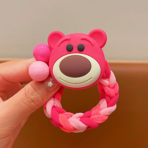 Hair Rope New Fashion Cartoon Dog Elastic Rubber Band Rainbow Hair Tie For Girl Woman Hair Accessories