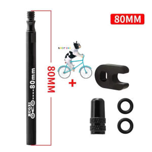 Đầu Nối Dài Van Xe Đạp 60mm/80mm - Dành Cho Loại Van Không Thể Tháo Rời Lõi