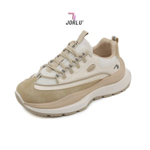 JORLU Sepatu Sneakers Wanita Black Kasual Shoes V019