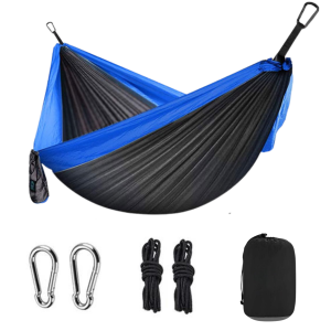 Ready Stock Msia - Parachute Hammock Nylon Double Swing Bed for Camping Outdoor Home Travelling Camping Hammock/Ready Stock Msia - Buaian Payung Terjun Nylon Katil Buaian Berkembar untuk Berkhemah Luar Rumah Perjalanan Buai Perkhemahan
