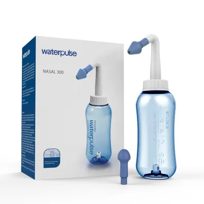 Bình Làm Sạch Mũi Water Plus. Bình Làm Sạch Mũi Water Plus 300ml Có 2 Đầu Rửa Cho Người Lớn Và Trẻ Em Tiện Lợi