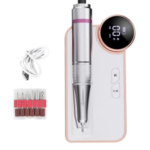 Portable Rechargeable Nail Drill Machine 30000RPM Manicure Machine Electric Nail File Nail Art Tools