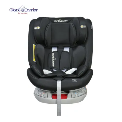 Giant Carrier Zancher Car Seat with 360° Rotation Function ISOFIX Compatible Design 5-Point Harness System Premium Padding Adjustable Headrest & Side Impact Protection Comfort for Safe Travel