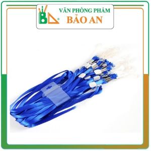 50 dây đeo thẻ lụa( có nhiều màu) - Văn phòng phẩm Bảo An