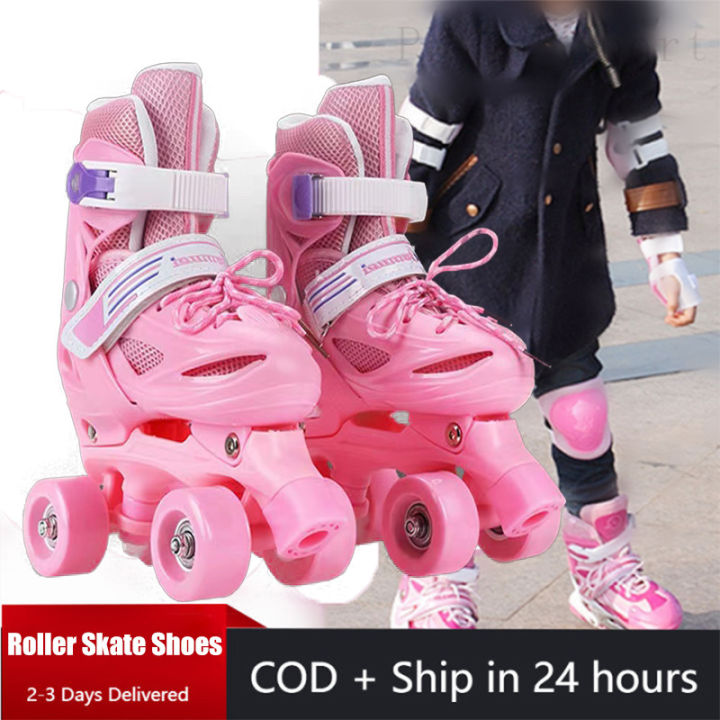 Kids Adjustable Size Inline Roller Skates For Kids Wheels