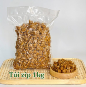 Đường mía thô dạng viên đường nâu mật mía dạng viên nguyên chất túi 1kg