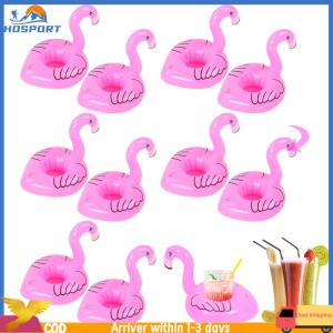 【Hospor】20 Pcs Swimming Pool Float for Beverage Cans Cups Drink Pool Float for Pool Parties Flamingo Theme Parties