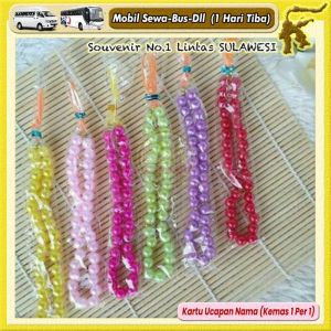 (isi 100 pcs) Souvenir TASBIH MUTIARA KECIL kemasan KEMAS PLASTIK Sovenir Kartu Ucapan Makassar