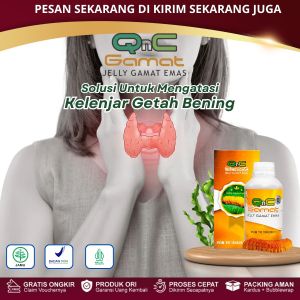 Obat Kelenjar Getah Bening di Leher Kelenjar Tiroid Kanker Tumor Obat Uci Uci Obat Penghancur Benjolan Lipoma Gondokan Dengan QnC Jelly Gamat