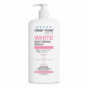 Clear Nose White Body Serum 250ml Lighten Dark Marks Brighten Skin Smooth Rough Niacinamide Fast Absorb For Dark Elbow Knee