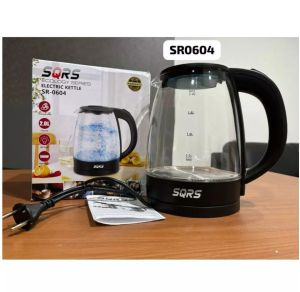 Teko Kaca Elektrik 2 Liter 500W Listrik Kaca Tahan Panas Pemasak Air Teh Kopi Susu Hemat Energi Multifungsi