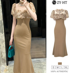 ZYHT EraVogue Váy nữ váy kaki váy đuôi cá váy tay phồng Váy công sở Váy Hiso Váy cổ điển Váy dự tiệc Váy dạ hội 21267