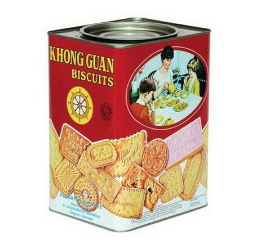 Khong Guan Assorted Biscuits 1600gr Kue Kering Kaleng Merah Biskuit Aneka Rasa Khongguan Kong Guan Kongguan