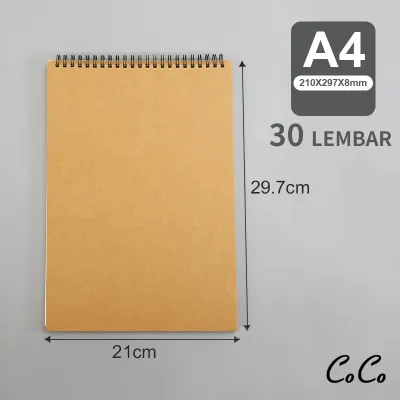 Buku skets/Buku Gambar A4/A5/A6 30 LEMBAR Dapat Dibalik 360 Derajat-coco market