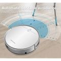 Enolux DB300 Smart Robot Vacuum Cleaner with Self-Control Mode – 2-in-1 Wet & Dry Cleaning | Automatic Sweeping & Mopping | Self-Cleaning Function | Strong Suction Power | Low Noise | Ideal for Pet Hair, Tiles, Hardwood, and Carpet. 