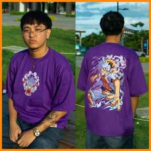 Kitsune Craze Apparel Monkey D. Luffy (Gear 5) Oversized Crew Neck T-Shirt for Men and Women