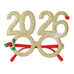 Novelty Funny GlassesChristmas Glasses Frames Decorative Glasses 2026 Christmas Eyeglasses Novelty Funny Glasses