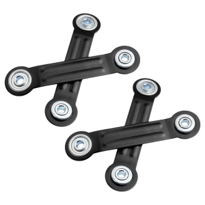 Portable Sturdy Gliders Bearing Arm Brackets 2 Pack Convenient for Patios Rockers and Garden Furniture Daily Use