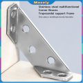 Masely Universal Furniture Corner Connector Angle Connector Furniture Triangle Support Steel Corner Bracket. 