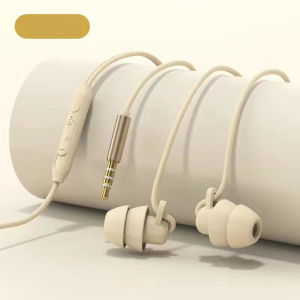 Linjn silicone in-ear 3.5mm jack wired earphones handsfree sleep headphones with cable earbuds in-line control headset with mic