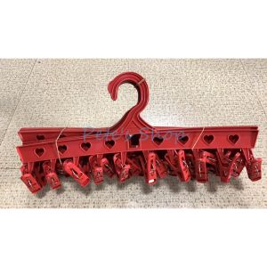 6 Pcs Hanger With Clip Set/Clothesline Pin/Hangers/Samapayan/Sipitan/Sipit/ Hanging Drying Clip Hanger