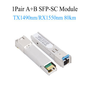 1Pair Gigabit Fiber SFP Module 1000M SC 1.25G 1310nm/1550nm Single Mode A+B Fiber Module Fit For Cisco Mikrotik Ethernet Switch