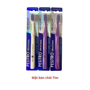 Bàn chải đánh răng siêu mềm Pesitro 6580 ultra soft cao cấp