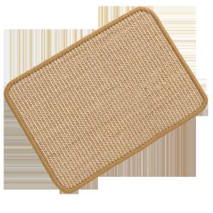 PANG8 1pc Sisal tự nhiên Những cái thảm Đồ nội thất Đi văng Mài móng vuốt Sisal Mat Sản phẩm dành cho thú cưng Cat Scratch Pad Đồ dùng cho mèo